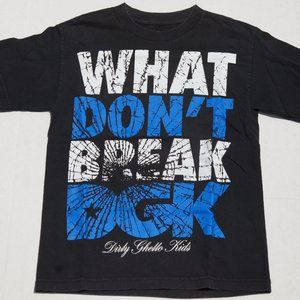 Men's DGK Black Double Sided Graphic Tee Small